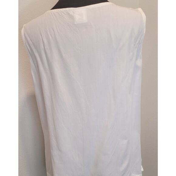 Art-to-Wear Embroidered Gold Fish Tank Top Boho XL - Picture 2 of 8